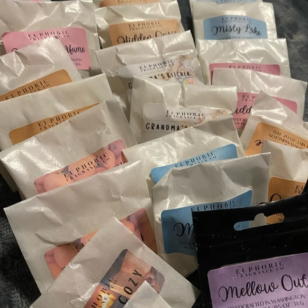 Euphoric Fragrance Co Wax Melts Bundle Lot 22 Pack Soy Wax Melts